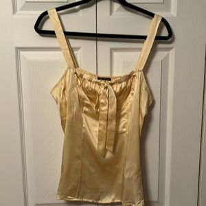 Women’s size large, limited satin tank top.
